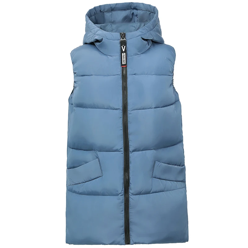 

Plus Size Sleeveless Jacket Women Winter Vest Hooded Casual Loose Puffer Vest Women Plus Size Clothing for Women Oversize Vest
