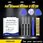 Аккумулятор BM47 100% мА ч для Xiaomi Redmi 4X 3 S Prime Pro Red Rice Hongmi 3X