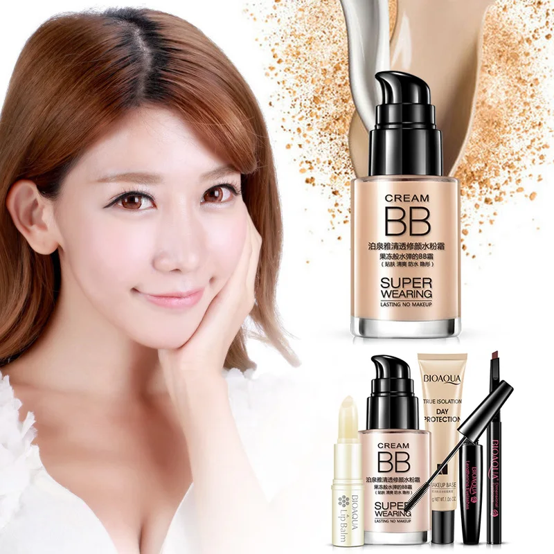 Hot Women Make Up Set BB Cream Foundation Primer Concealer Mascara Cosmetics ZG88 | Красота и здоровье