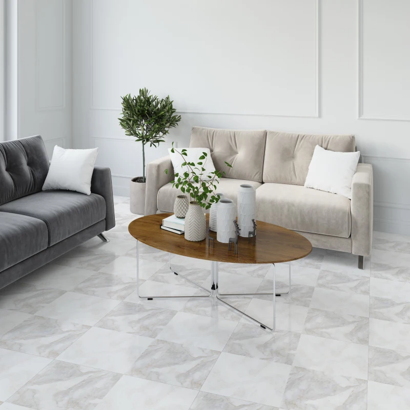 Противоскользящая водостойкая напольная наклейка мраморная имитация цемента