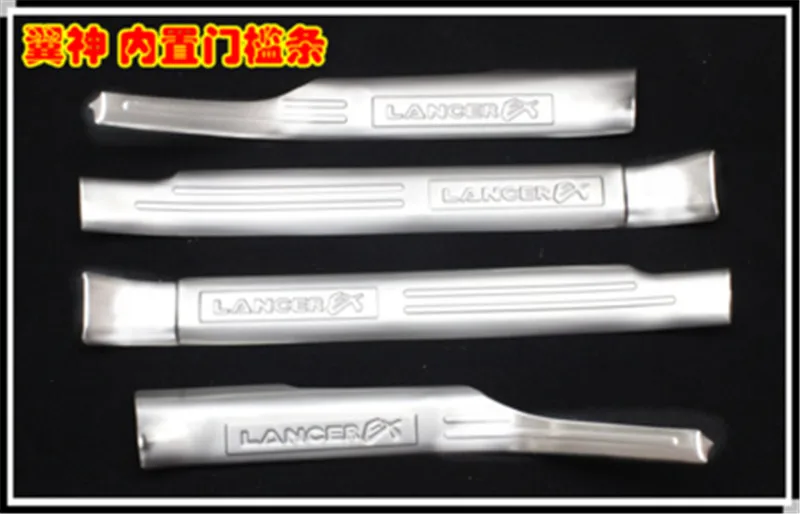 Защитная Наклейка для заднего бампера автомобиля styli Накладка на порог Mitsubishi