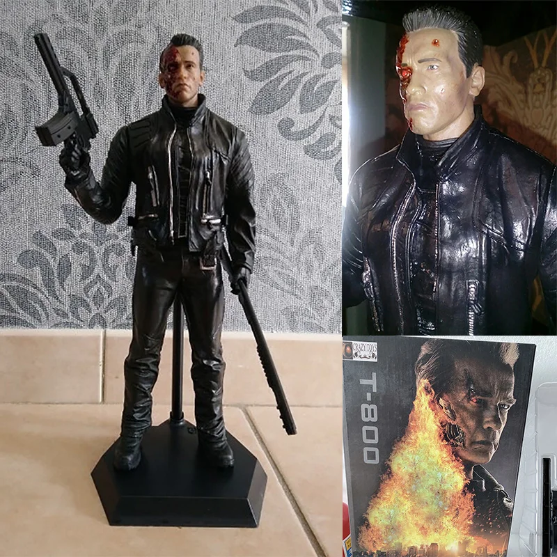 Сумасшедшие игрушки 1/6 фигурка Фигурка Терминатора T 800 Судный день t 1000 экшн