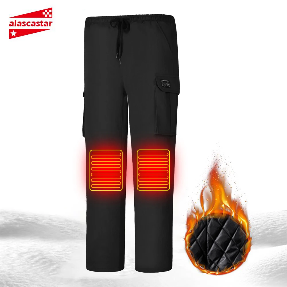 Брюки для мотоцикла утепленные штаны с электрическим подогревом и зарядкой от usb