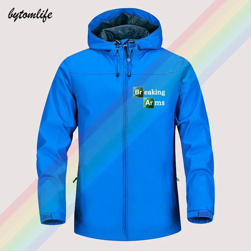 Модная зимняя мужская куртка с логотипом Breaking Arms легкое водонепроницаемое