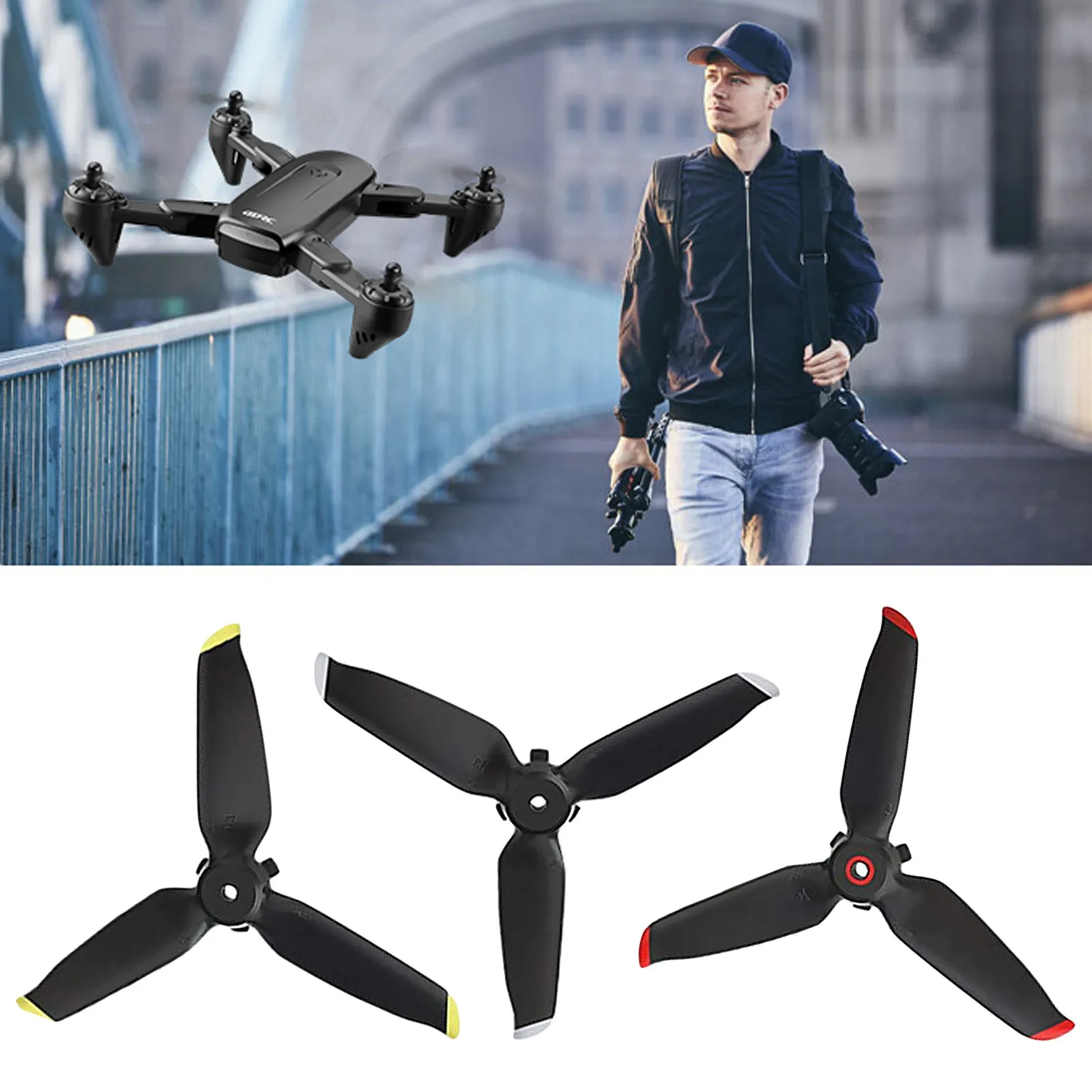 

4 Pair Propellers Replacement Accessories For DJI FPV Combo Drone