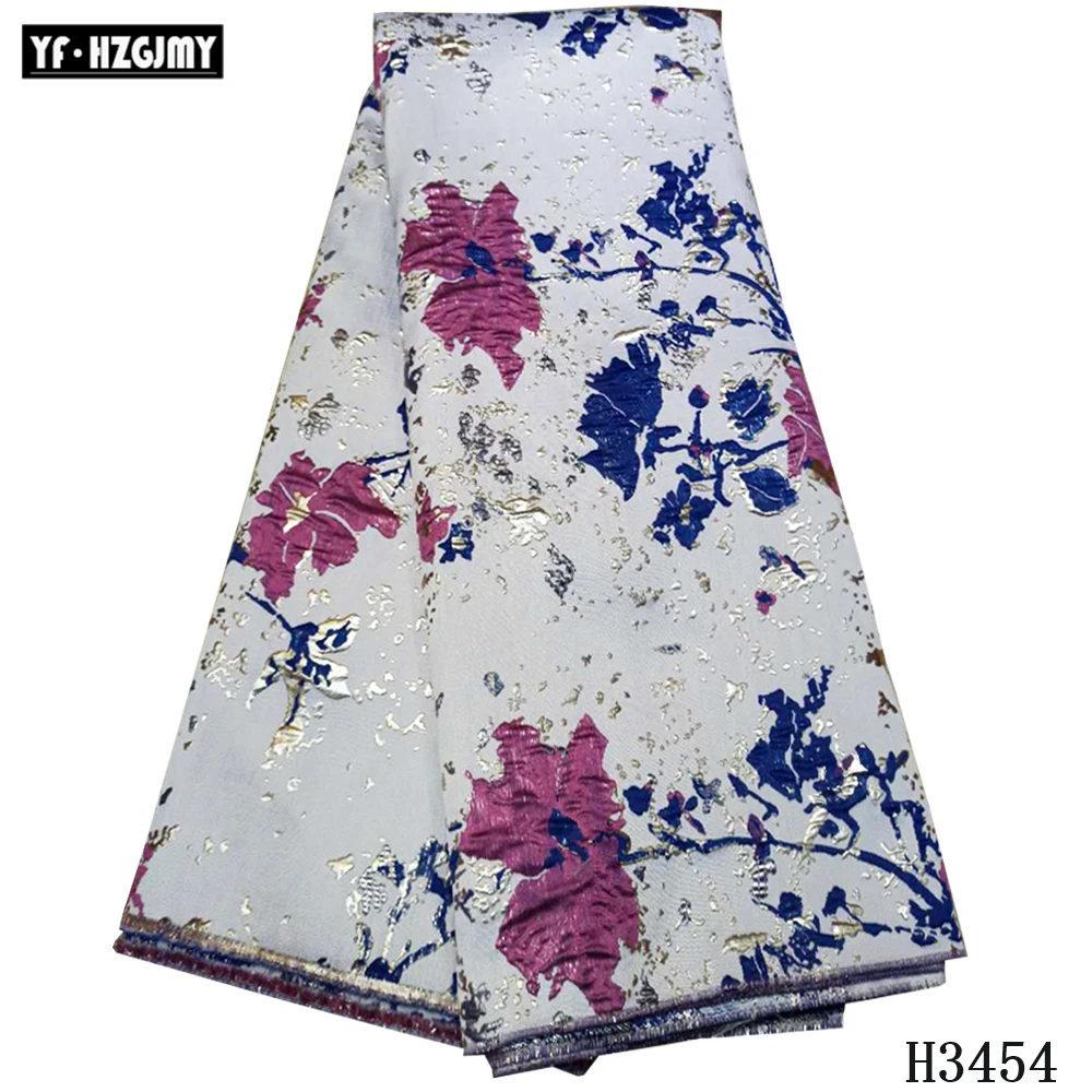 

YF HZGJMY African Lace Fabric High Quality Brocade Lace Fabric Embroidery Nigeria Lace Fabric For Women French Lace Fabric H3454