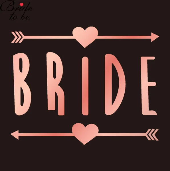 7 Свадебные украшения команда невесты to be татуировки сувениры Boda наклейки украшения для вечеринки сделанные своими руками Девичник Вечерние - Цвет: 7