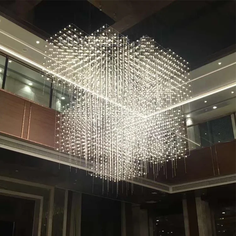

Modern Luxury Chandelier Large Hotel Decoration Chandelier Lighting Supermarket Restaurant Hanging Lamp Luster light fixtures