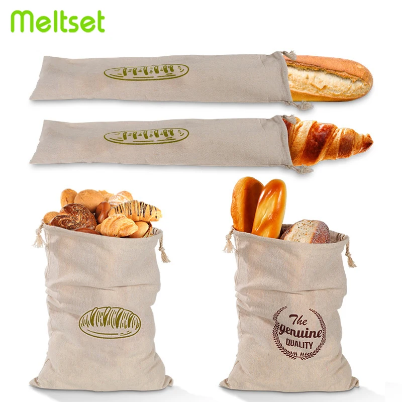 Многоразовые хлебные мешки льняные с Кулиской буханки домашние сумки для хлеба