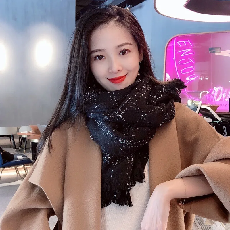 Корейская версия маленького шарфа для благовоний женский осенний и зимний