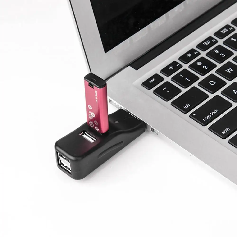 

Portable Mini 4 Ports USD2.0/3.0 Data Cable Hub Splitter Plastic High Speed Plug Play Extender Converter For Laptop/Computer