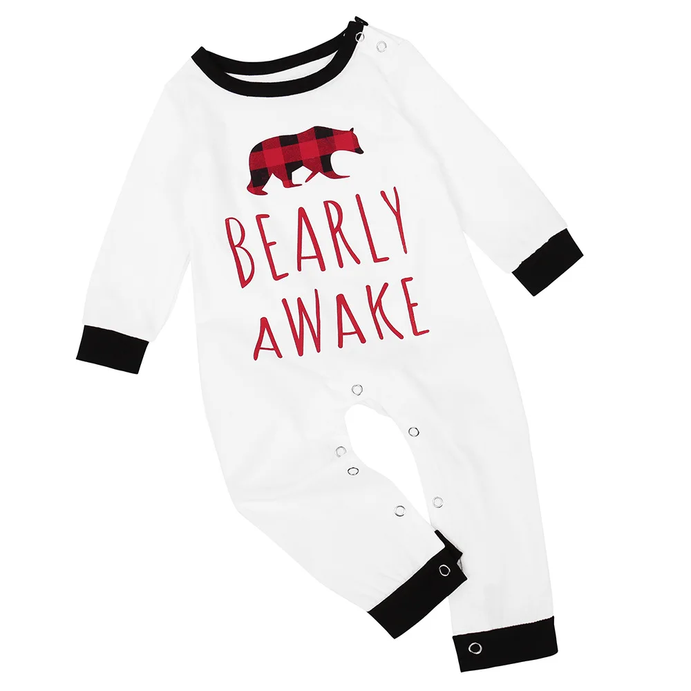 

Christmas Pajamas Set Family Adult Kids Pijamas Baby Romper Nightwear Merry Christmas Parent-child outfits sleepwear loungewear
