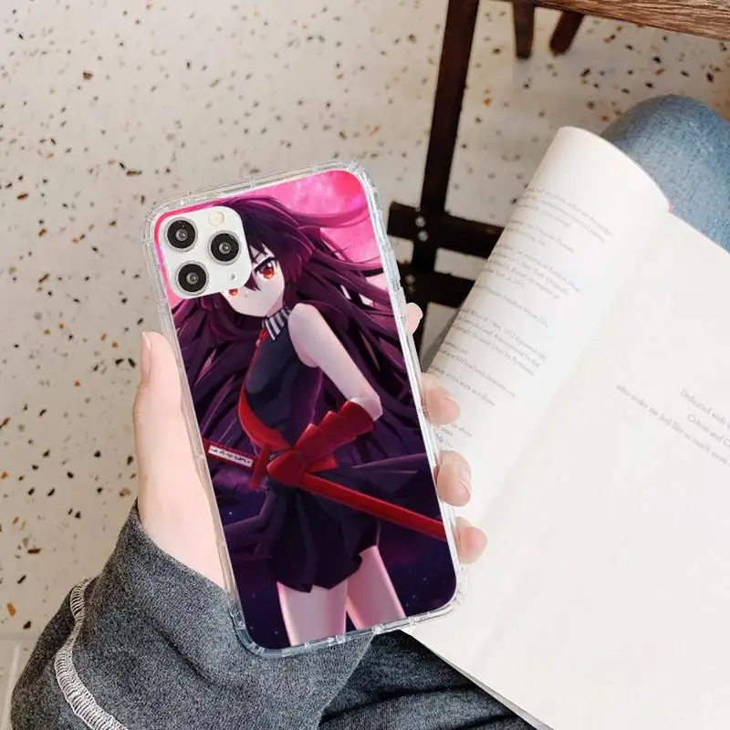 

Akame ga KILL anime Phone Case Transparent for iPhone 11 12 mini pro XS MAX 8 7 6 6S Plus X 5S SE 2020 XR