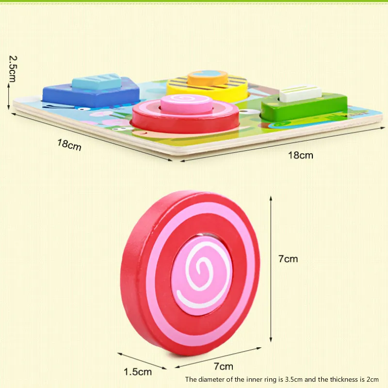 Деревянные стереоскопические Пазлы для детей и детей. Деревянная 3D