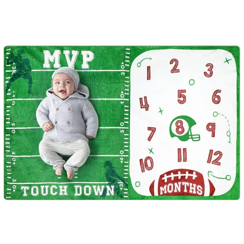 Детское одеяло для фотосъемки ежемесячный рекорд роста новорожденных реквизит