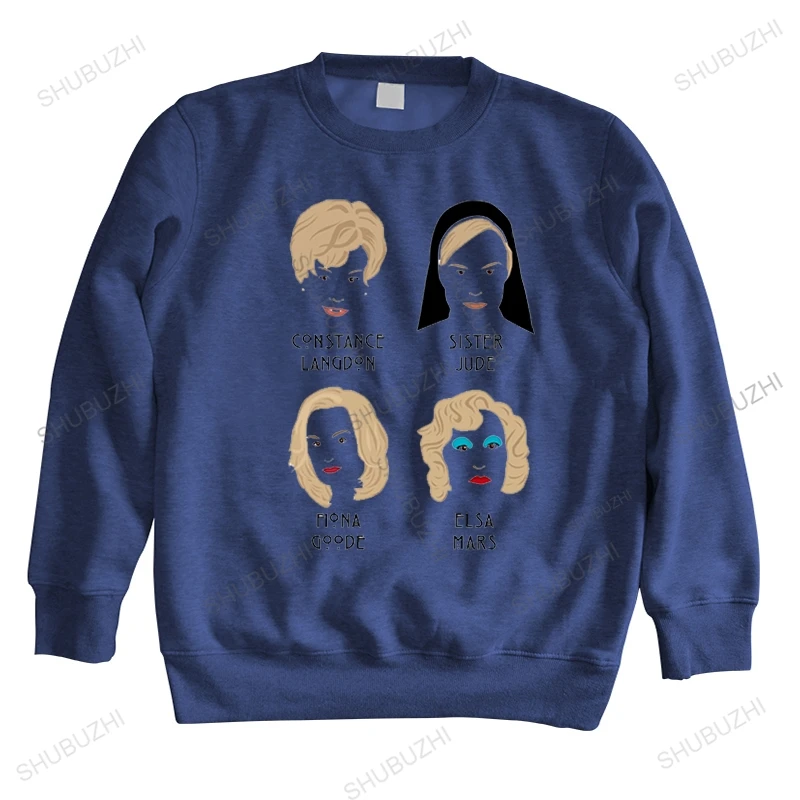 

Мужская хлопковая толстовка осенний свитер дом убийцы худи ahs культура Хэллоуин Страшные кроаты забавные брендовые толстовки унисекс с дли...