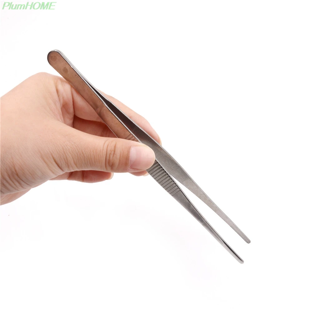 

Tweezers 12.5cm/14cm/16cm/18cm/20cm/25cm/30cm Stainless Steel Medical Dental Precision Long Straight Forceps Tweezers