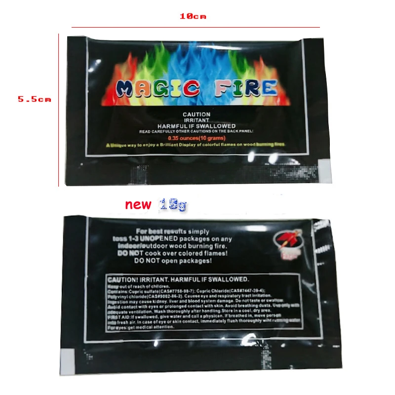 10g new 10 г/15 г/25 г/30 г волшебный огонь Красочные Пламя порошок костер Саше пиротехника Открытый Кемпинг Туризм выживания Инструменты вечерние инструменты - Цвет: 10g new