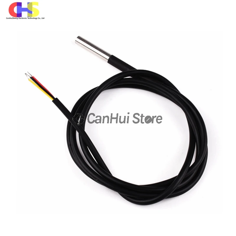 Датчик температуры с корпусом из нержавеющей стали DS1820 водонепроницаемый датчик