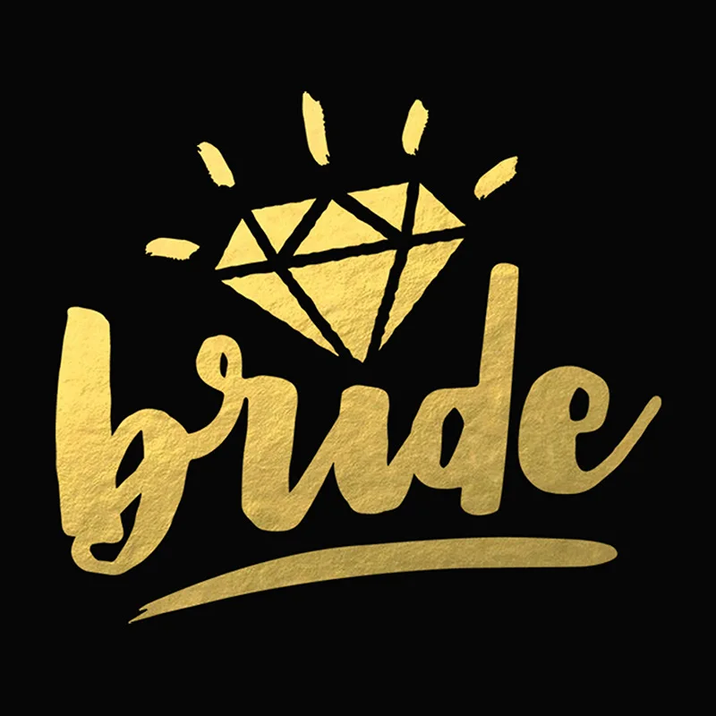 10 шт Временные татуировки для команды невесты племени девичника вечерние