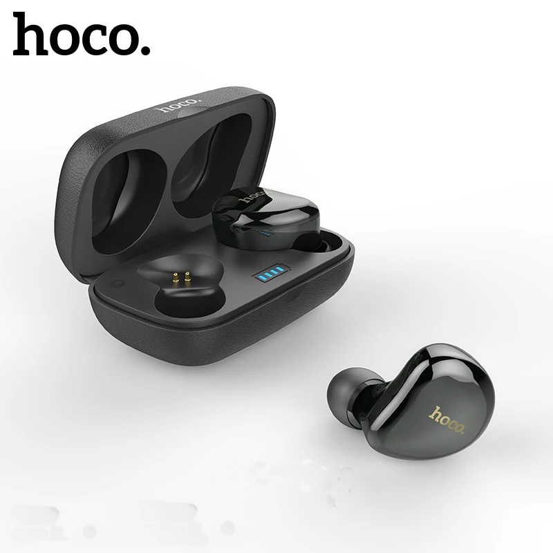 HOCO Wireless Bluetooth Earphone 5.0 CSR Twins Headsets A2DP Avrcp Stereo Sound Handsfree TWS Earbuds With Power Box | Электроника