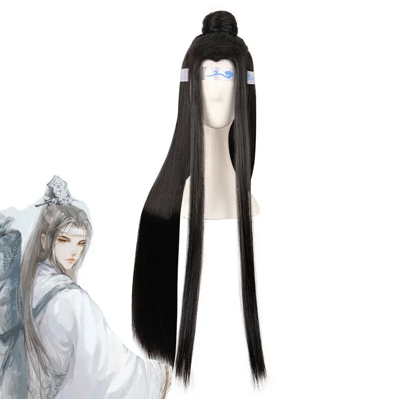Grandmaster Of Demonic Cultivation Lan Wangji супер длинные парики косплей парик для волос Чэнь