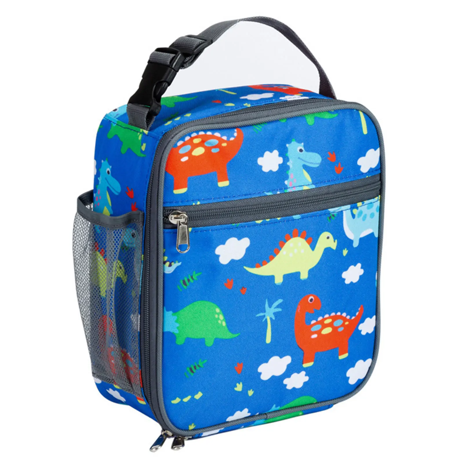 

Теплоизолированная сумка для ланча, детский мультяшный термобокс на молнии, мягкая миниатюрная сумка-тоут из ткани Оксфорд для хранения ед...