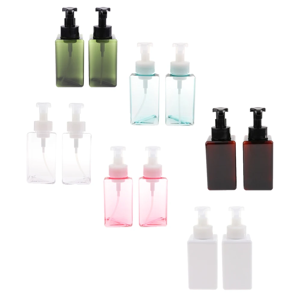 

2PCS, Plastic Refillable Soap Holder for Foaming Soap, Dispenser for Foaming Bath or Hand Soap