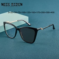 big frame photochromic reading glasses womens blue light filter resin reader sunglasses with diopter 0 0 5 1 25 2 75 4 0