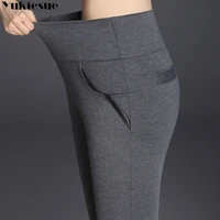 streetwear 2020 autumn winter womens pants female high waist skinny pencil pants capris for women trousers woman plus size