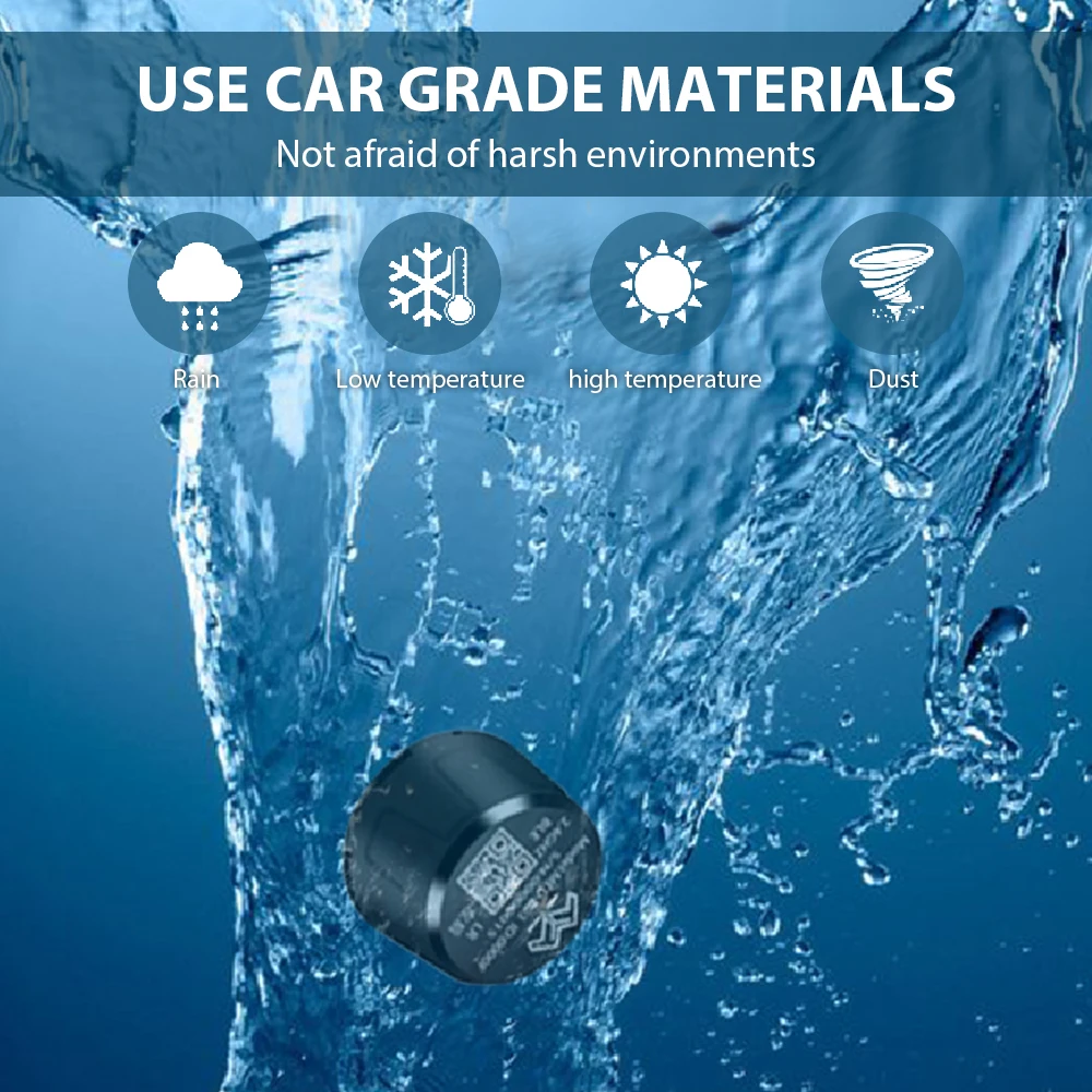 Система контроля давления в шинах TPMS USB Sndroid Bluetooth MALIDE приложение для голосовых