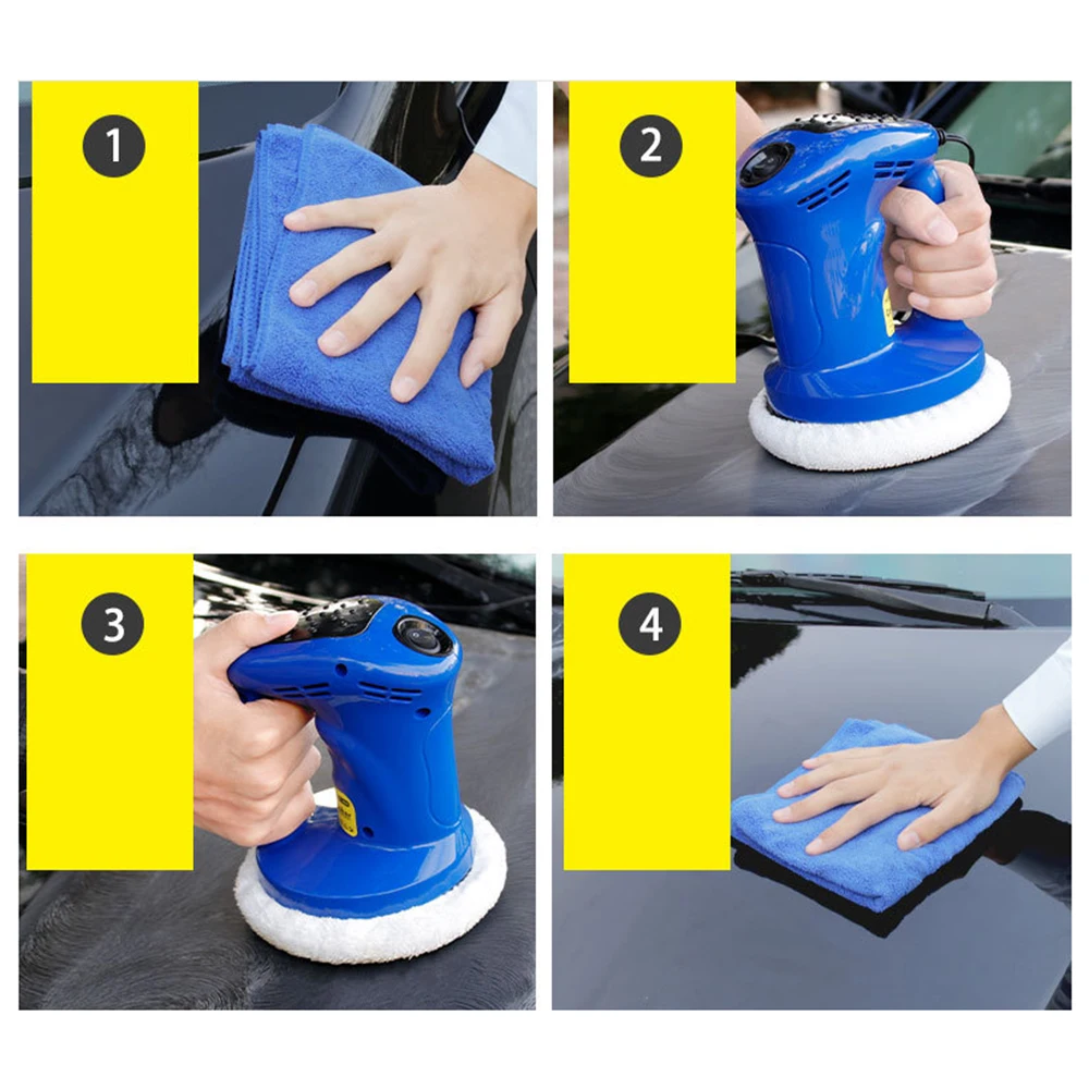 

DC12V 80W Polishing Machine Cleaner Car Polisher Electric Tool Buffing Waxing Machine Car Cleaning Set