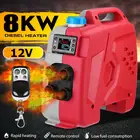8 кВт 12 В Универсальный Дизельный Нагреватель регулируемый автомобильный нагреватель стояночный нагреватель с дистанционным управлением ЖК-монитор для домов на колесах, грузовиков, лодок
