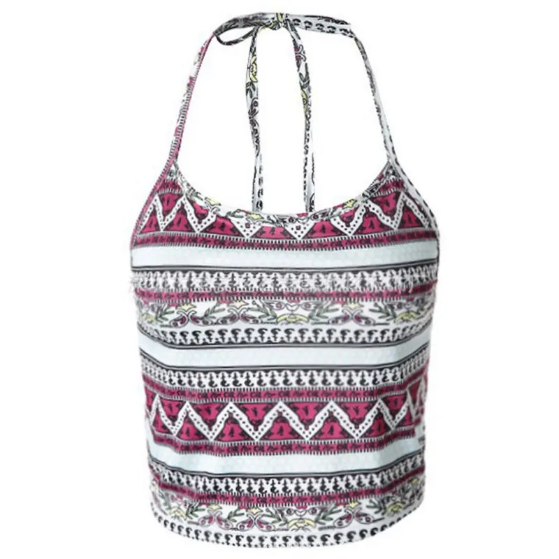 Женский сексуальный уютный укороченный топ женский топ-бюстье с геометрическим