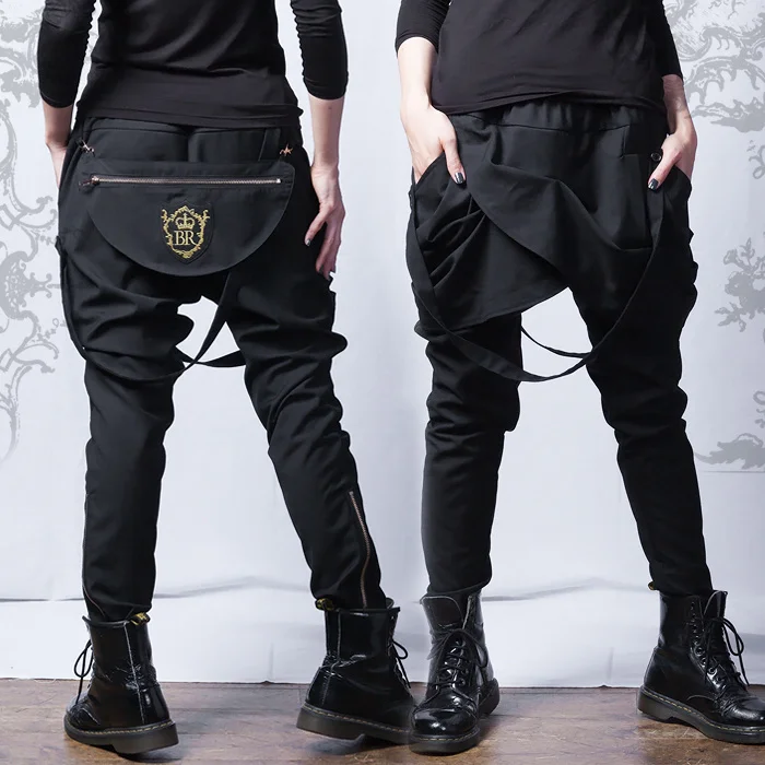 

Sold out buccal fag fashion changeable personality men's and women's Unisex Cosplay daily pants