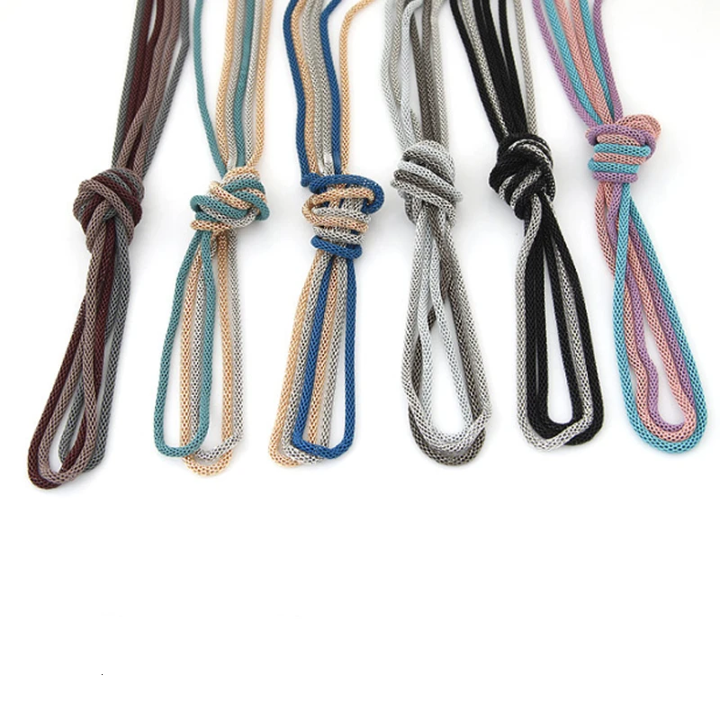 Длинные ожерелья и подвески для женщин модное Простое Ожерелье чокер на цепочке