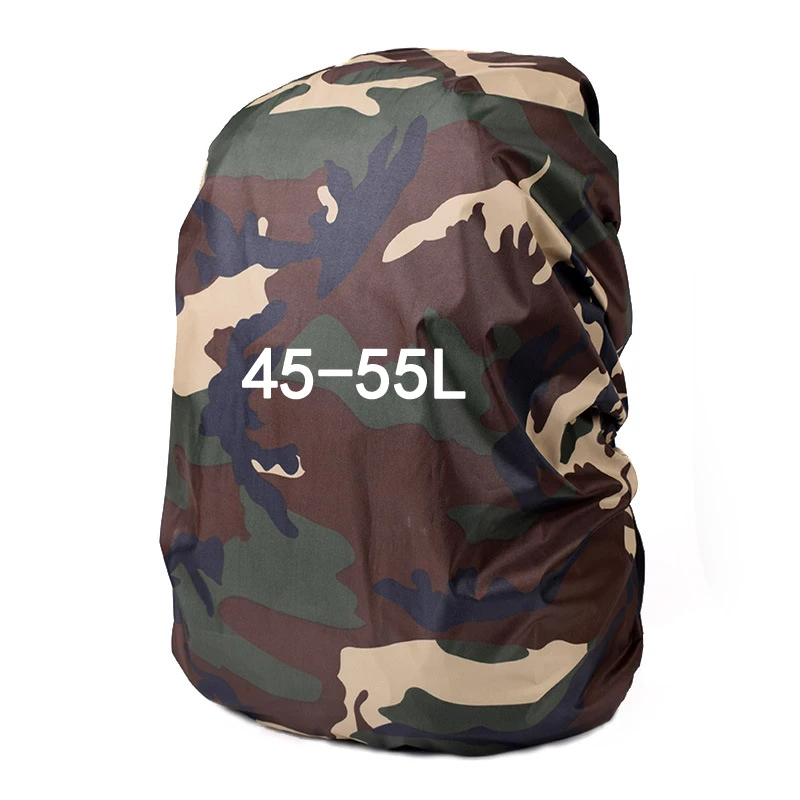 City 45-55L 30-80L Камуфляжный Портативный Открытый походный нейлоновый пылезащитный Камуфляжный водонепроницаемый рюкзак-дождевик для рыбалки и охоты - Цвет: City 45-55L