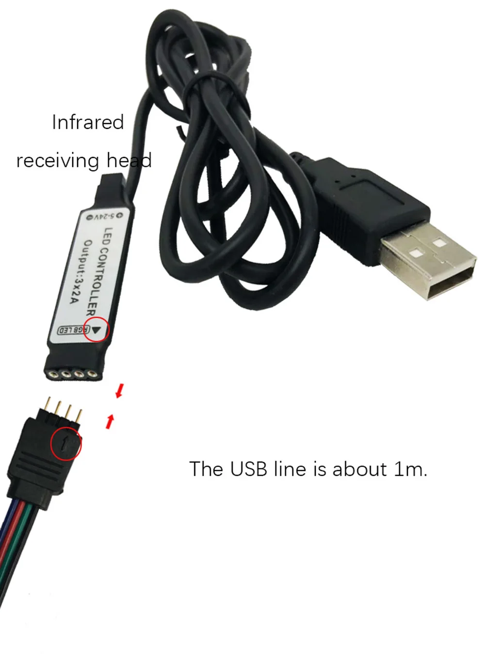 Светодиодный контроллер с 24 клавишами светодиодный ИК RGB светодиодные лампы