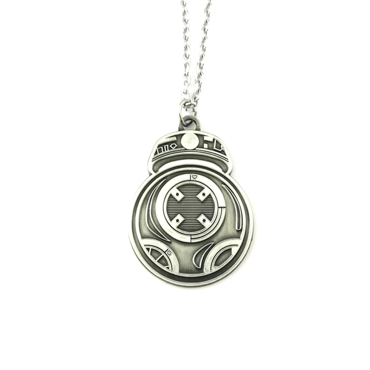 

HBSWUI BB8 Necklace Cosplay High Quality Fashion Metal Pendant Jewelry Woman/Boy Gift