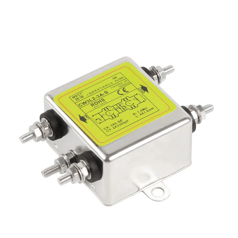 Болтовое соединение Однофазное помехоподавляющее электромагнитное устройство