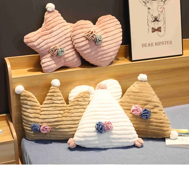 

Sky Plush Pillow Simulation Star Moon Plush Toy Soft Cartoon Sky Crown Heart Stuffed Doll Home Decoration Sofa Bed Pillow Gifts