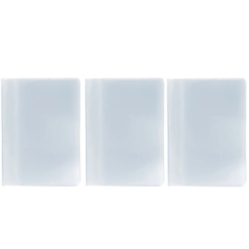 

Plastic PVC Clear Pouch Name ID Credit Card Holder Case Organizer Keeper Pocket