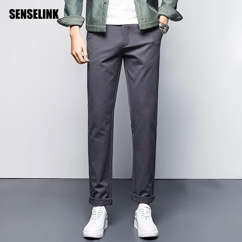 

Spring Autumn Clothing Men's Pants Korean Casual Fashion Style Trousers Overalls Trousers Suits Classic Plus Size Oversize Pants