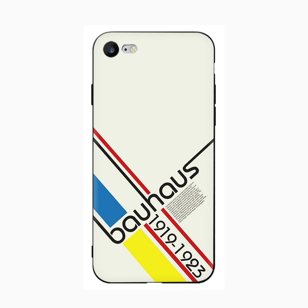 BAUHAUS мягкий силиконовый чехол для телефона iphone 5 5s SE 2020 6 6s 7 8 Plus X XR XS Max 11 Pro |