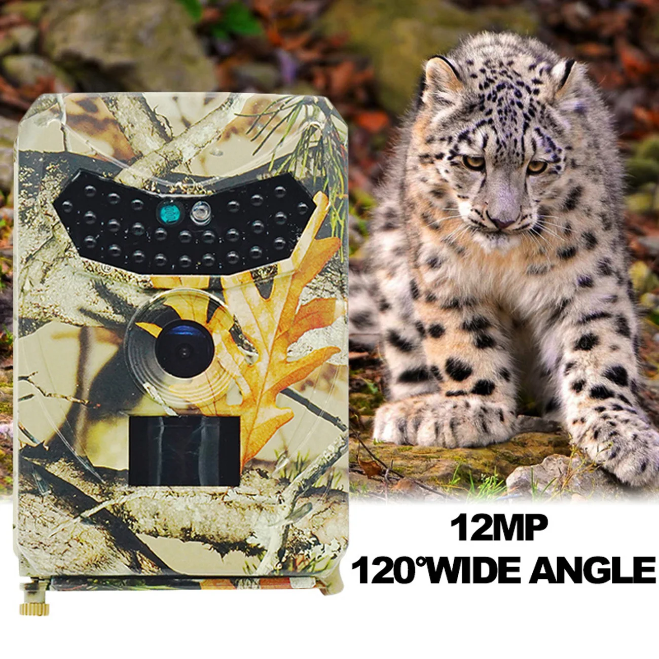 

Hunting Camera PR100 Photo Trap 12MP Wildlife Trail Night Vision Trail Thermal Imager Video Cameras for Hunting Scouting Game