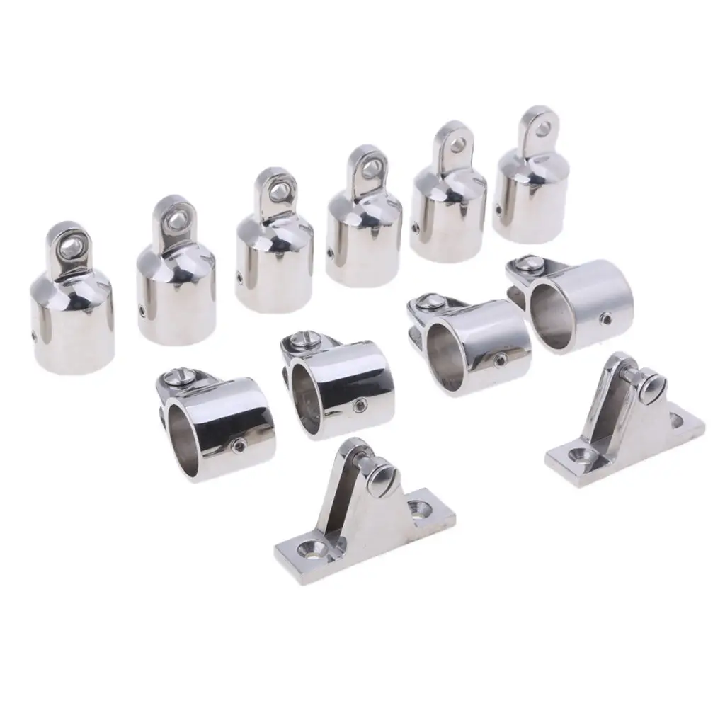

Bimini Top Fittings 13pcs/Set - 3 Bow- 1'' 316 Marine Stainless Steel