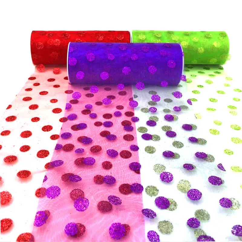 

10 Yards Craft Tulle Fabric Wedding Decoration Roll Fabric Spool Kids Baby Shower Supplies Christmas Favors Event Supplies 15cm