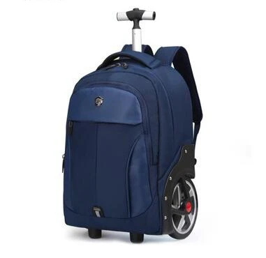 Blue 20 Inch Мужская Дорожная сумка на колесиках, рюкзак для багажа, сумки на колесах Рюкзак с колесиками для деловой каюты, дорожная сумка на колесиках - Цвет: Blue 20 Inch