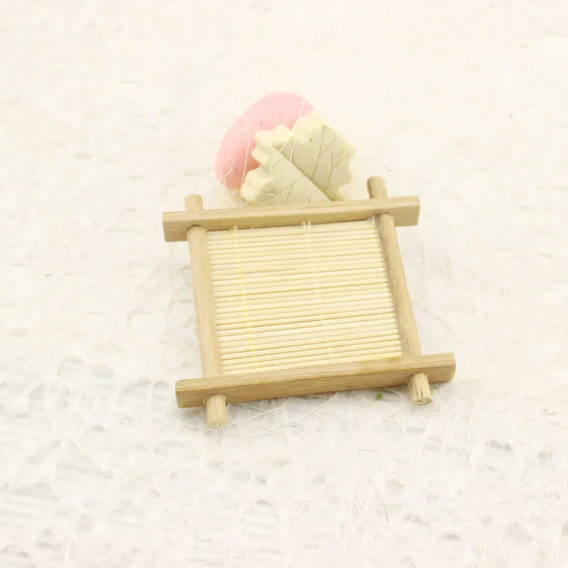 

New Natural Bamboo Wooden Soap Dishes Tray Holder Storage Soap Rack Plate Box Container Portable Bathroom Soap Dish Storage Box