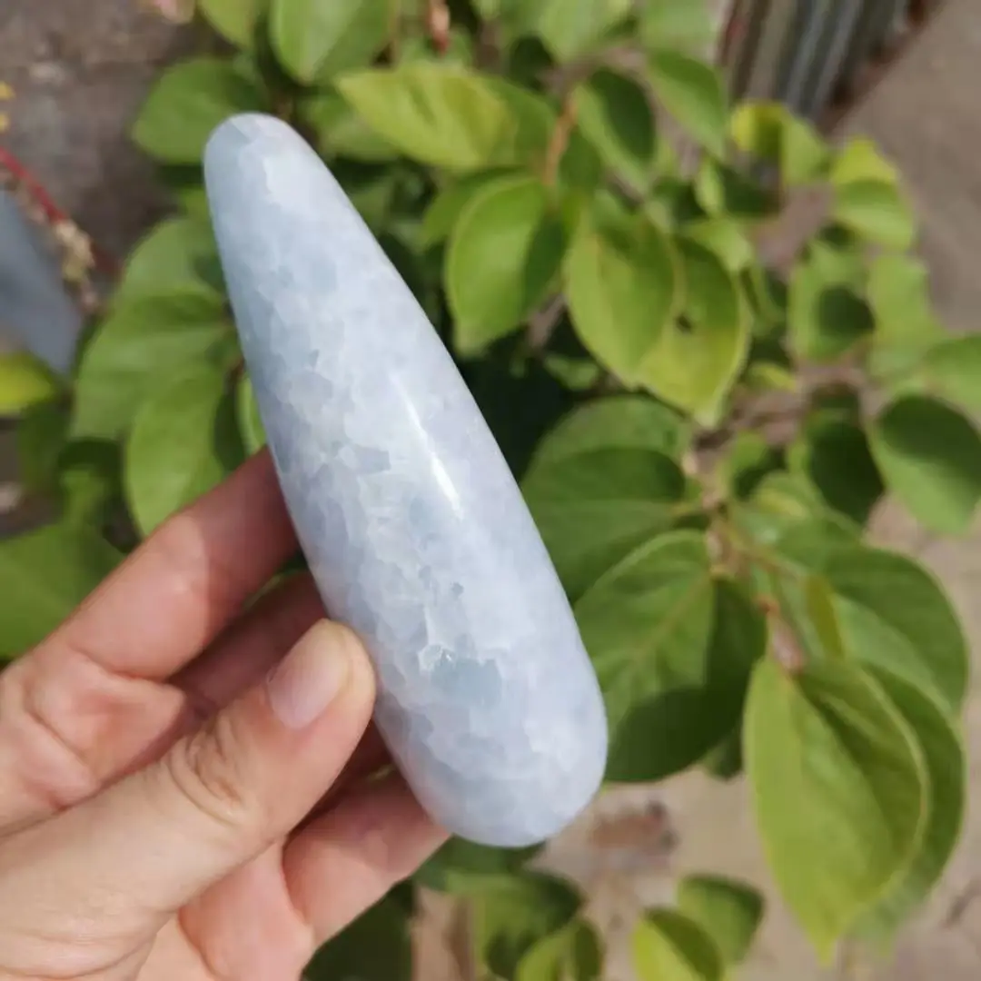 

Massage Stick Natural celestite Crystal Stone For Body Health